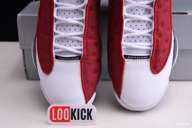 1st Kicks Retro Red Air Grey 13 Flint Gym Jordan 414571-600 0629
